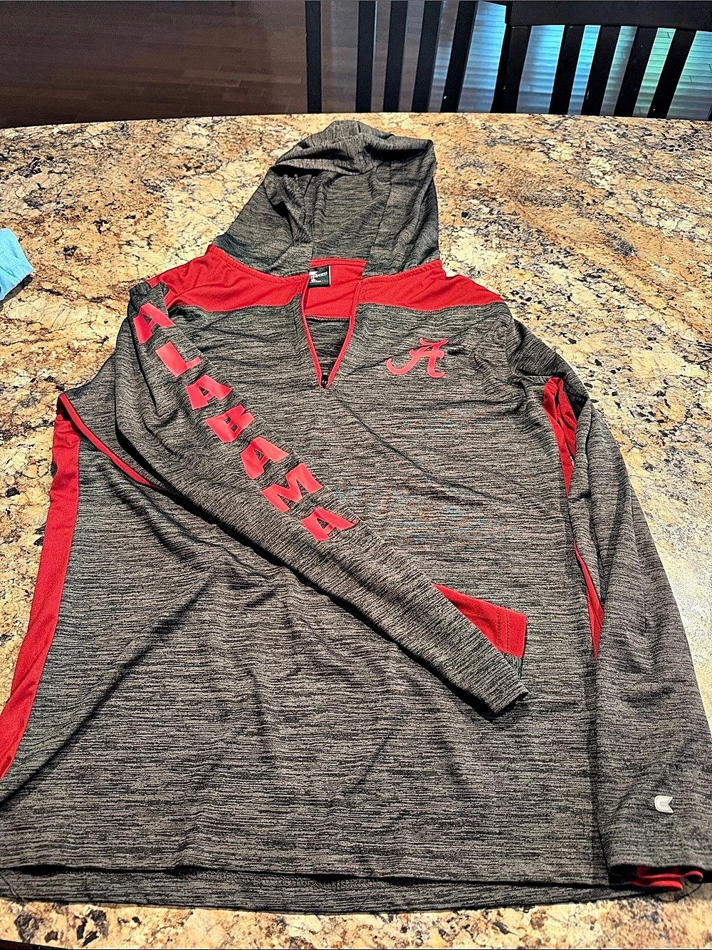 Colosseum Alabama Crimson Tide Quarter-Zip Hoodie XL